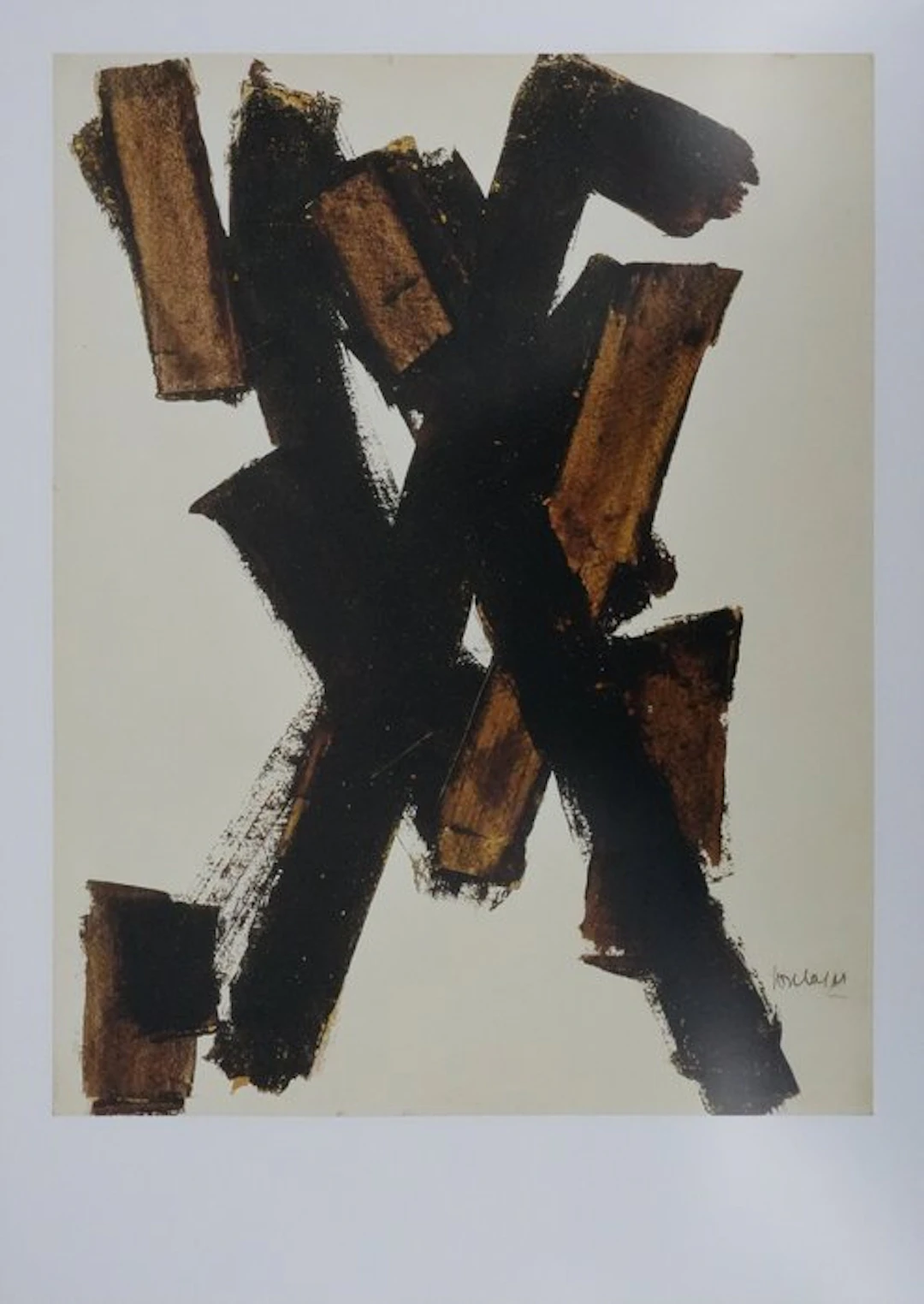 Pierre Soulages (1919-2022) - Brou de noix