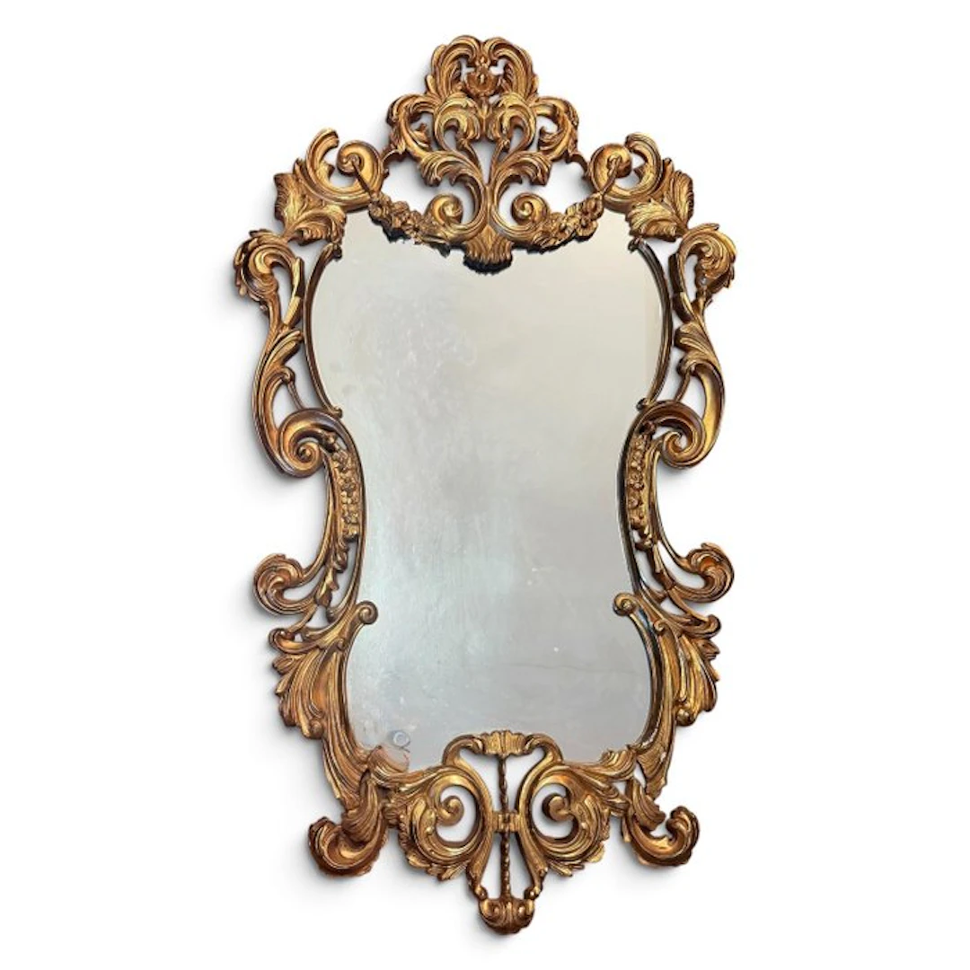 Mirror- Cornucopia - 140 cm - Gilt bronze - Louis XV