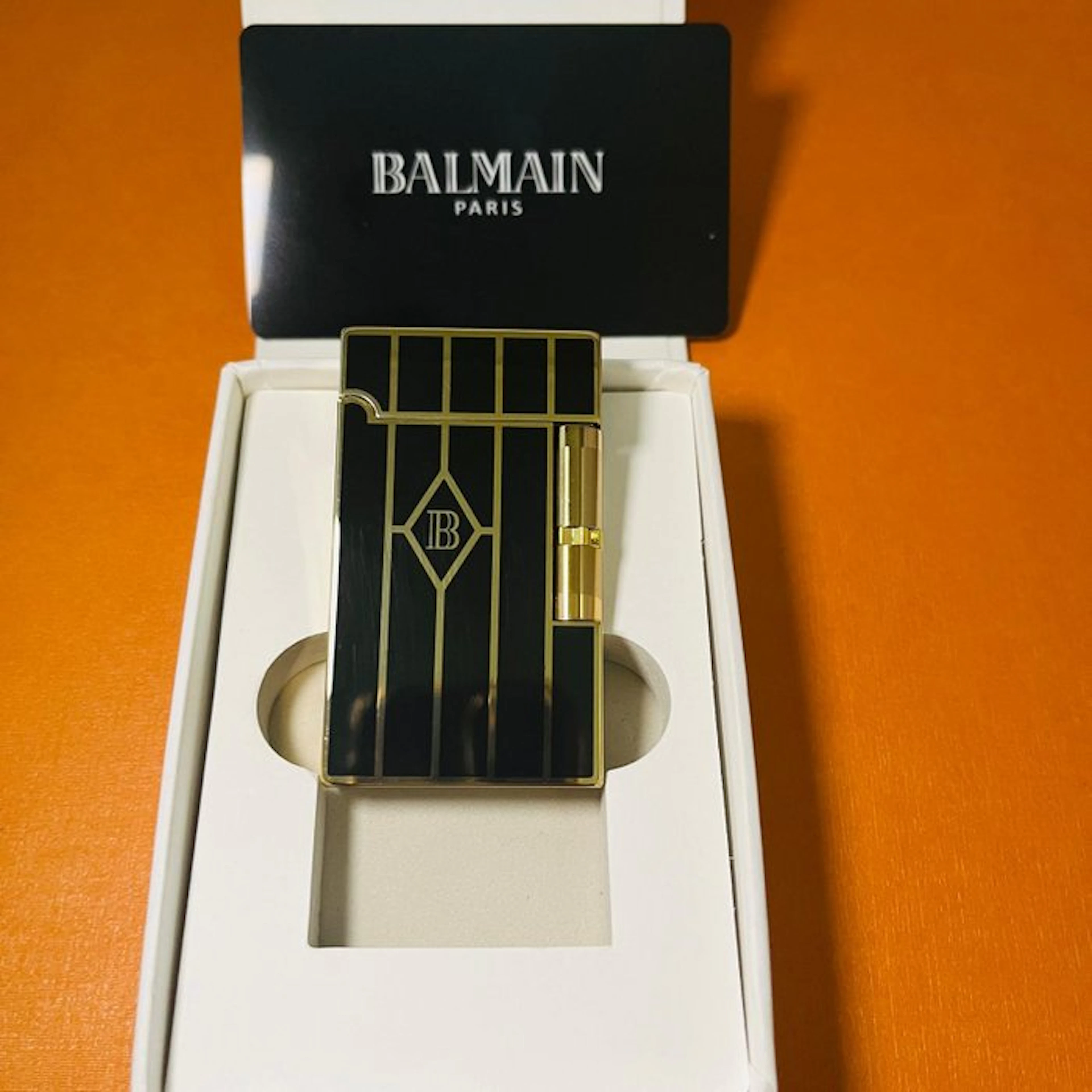 Balmain - No reserve price - Pocket lighter - Steel (stainless)