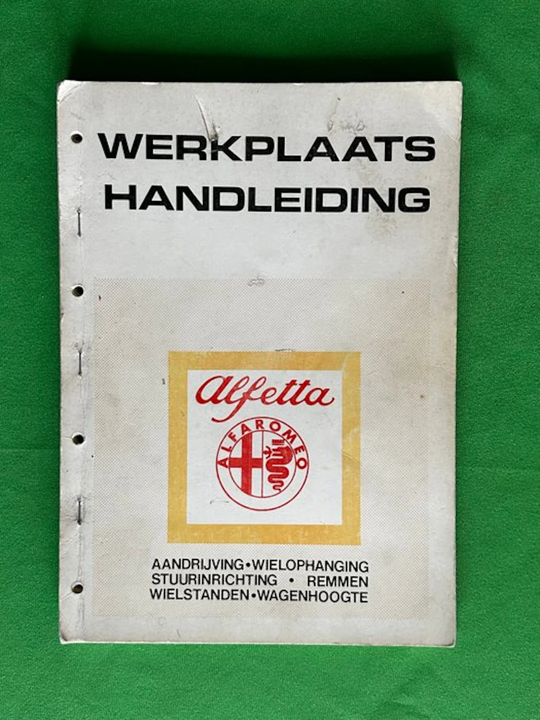 Manual - Alfa Romeo - Alfetta - 1976