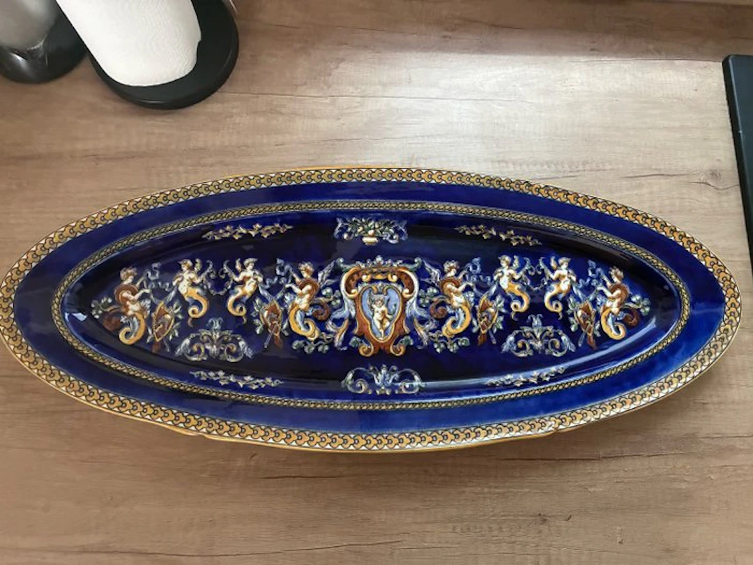Gien - Fish serving set - Earthenware