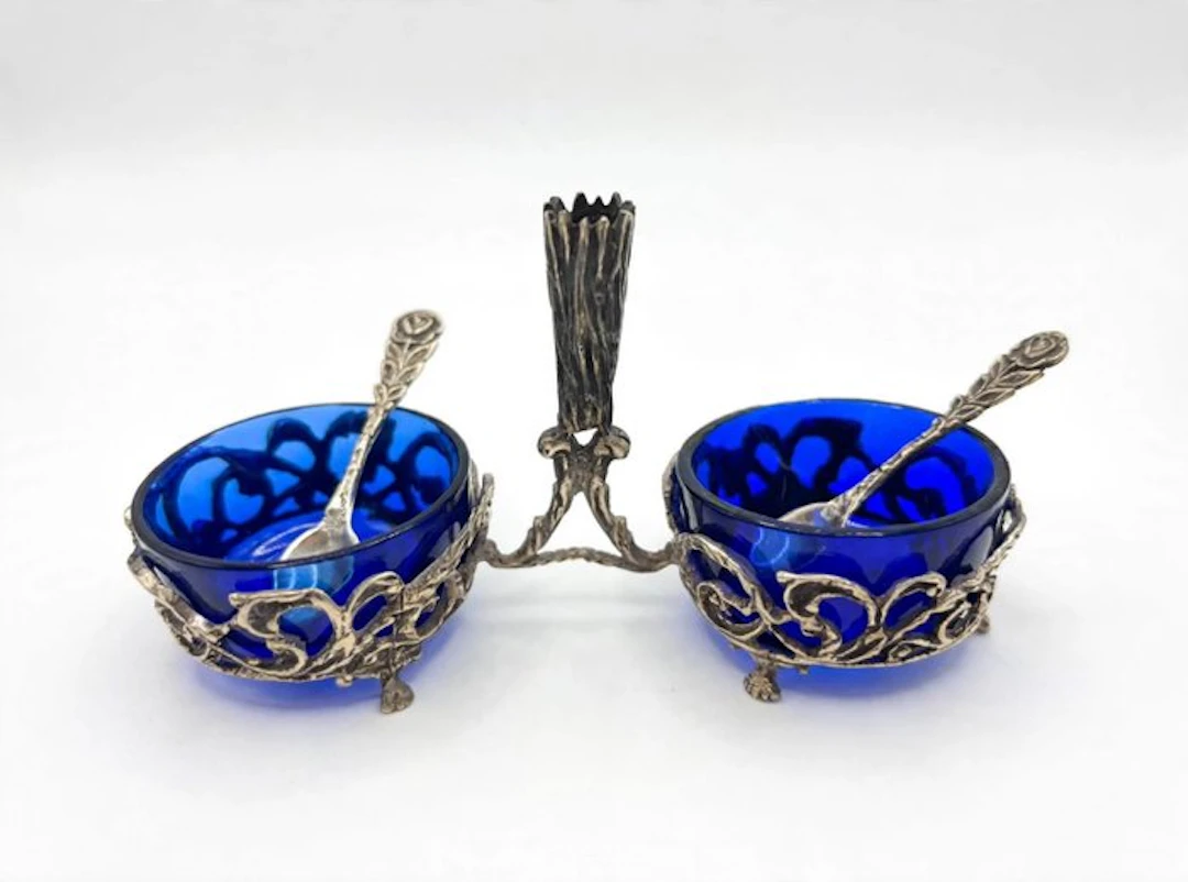Salt cellar - .800 silver