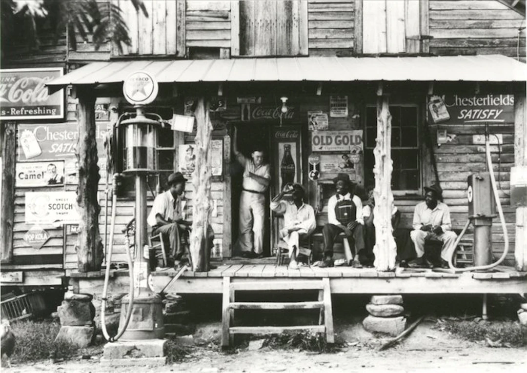 Dorothea Lange (1895–1965) - Country store on dirt road