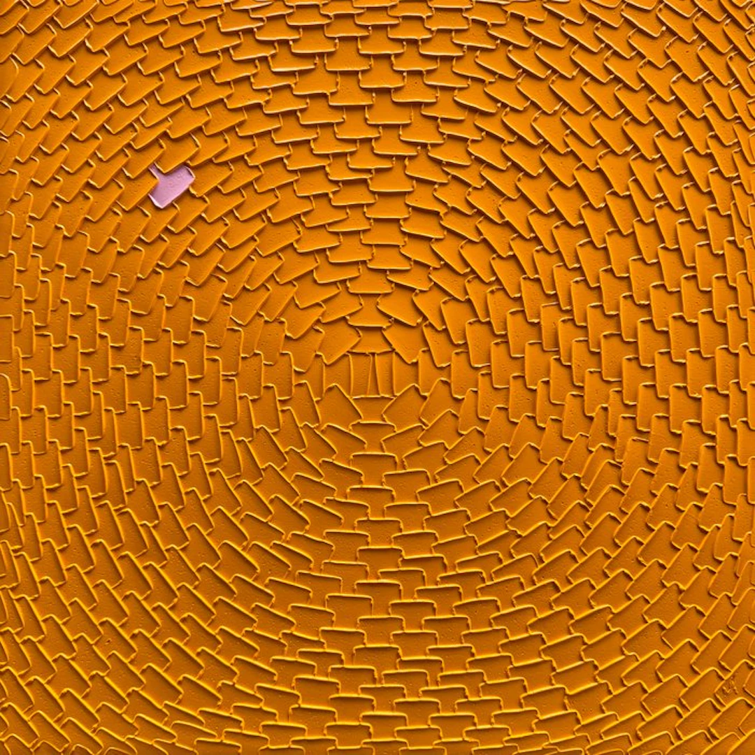 Aykaz Arzumanyan - Rose - 1115 - Abstraction géométrique
