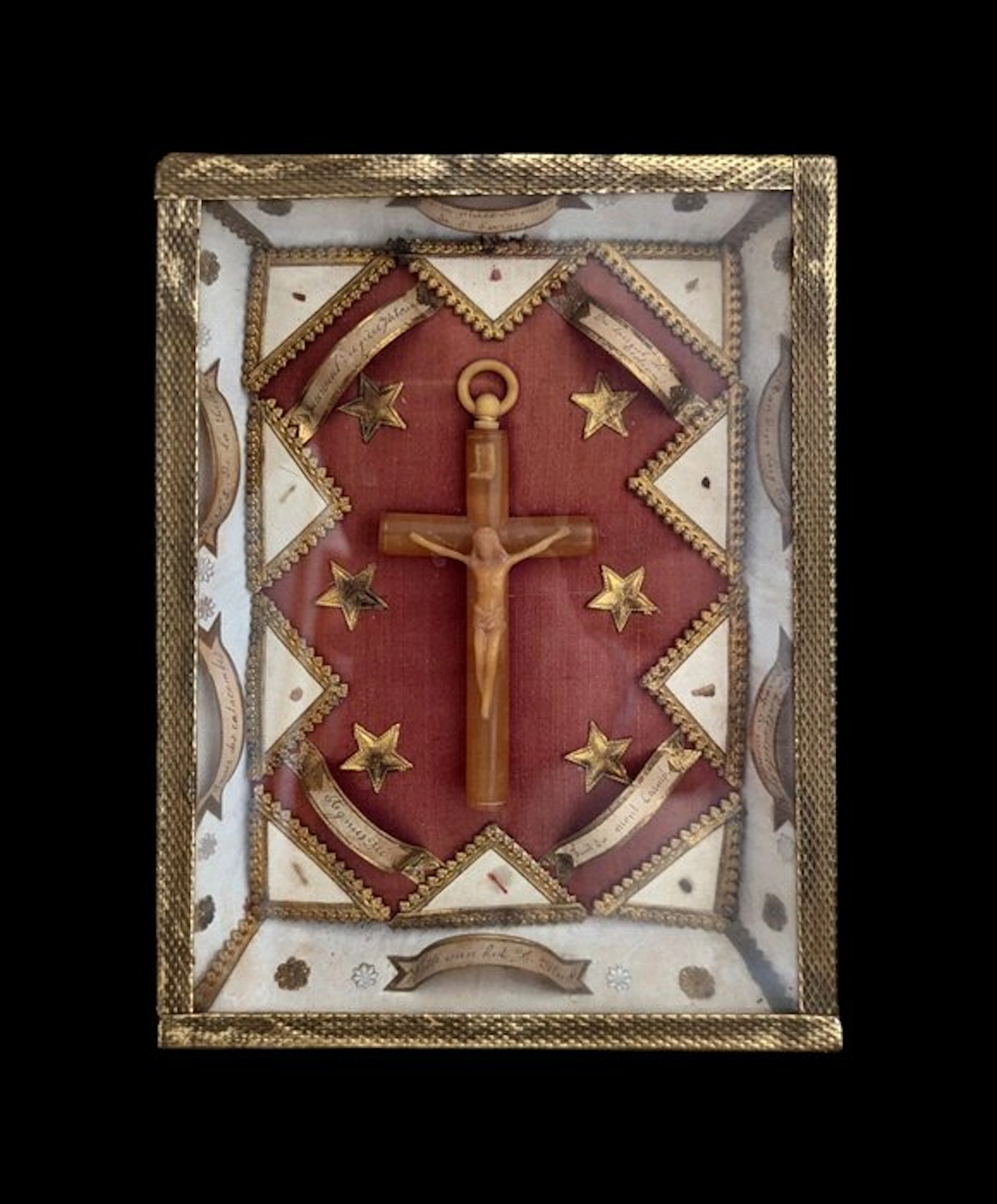 Reliquary - Pilgrimage reliquary with ten relics and...