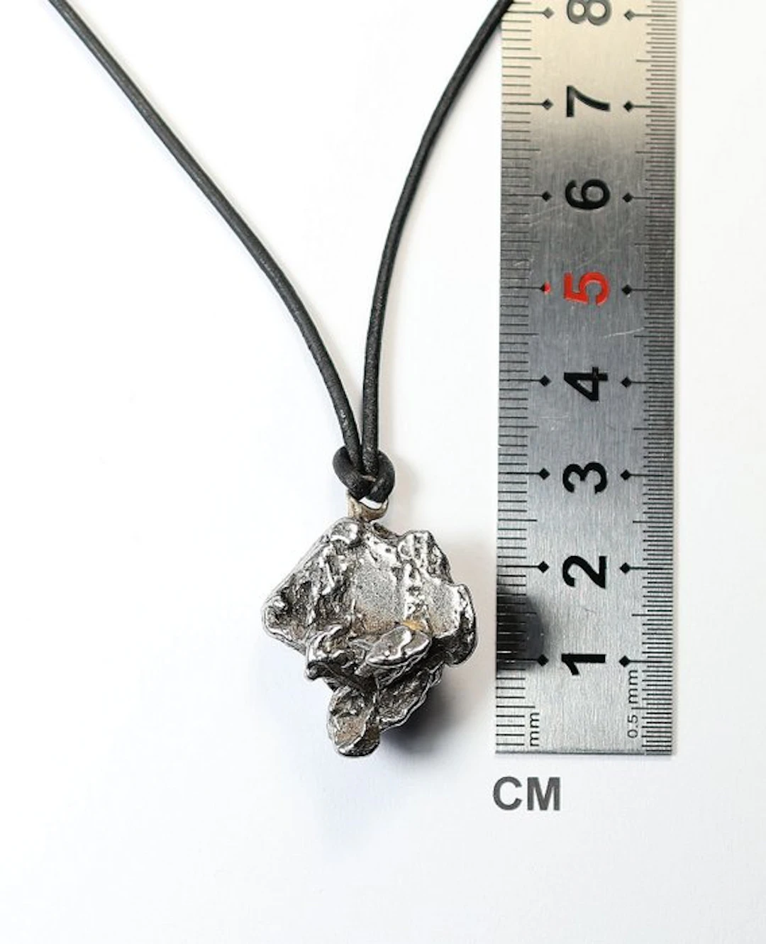 Campo del Cielo meteorite pendant Coarse octahedrite...