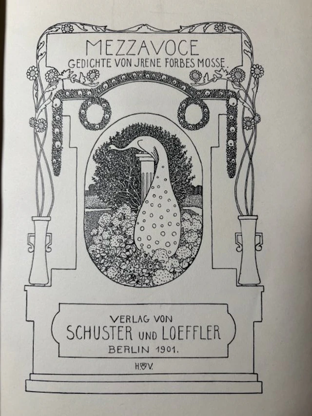 Irene Forbes Mosse / Heinrich Vogeler (illustrations) - Mezzavoce