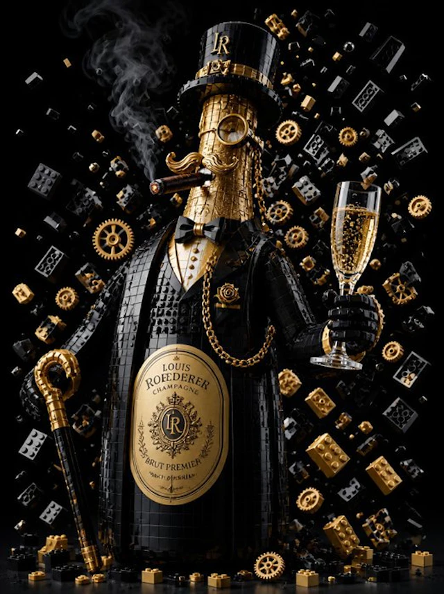 Maison D'art - The Golden Gentleman – Louis Roederer Art Tribute
