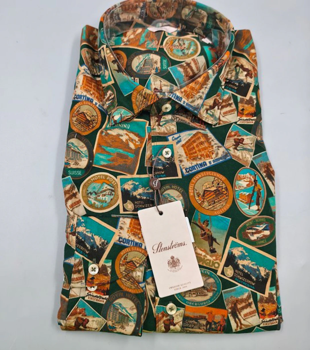 Stenströms-Emblems-Slimline - Shirt - New with tags