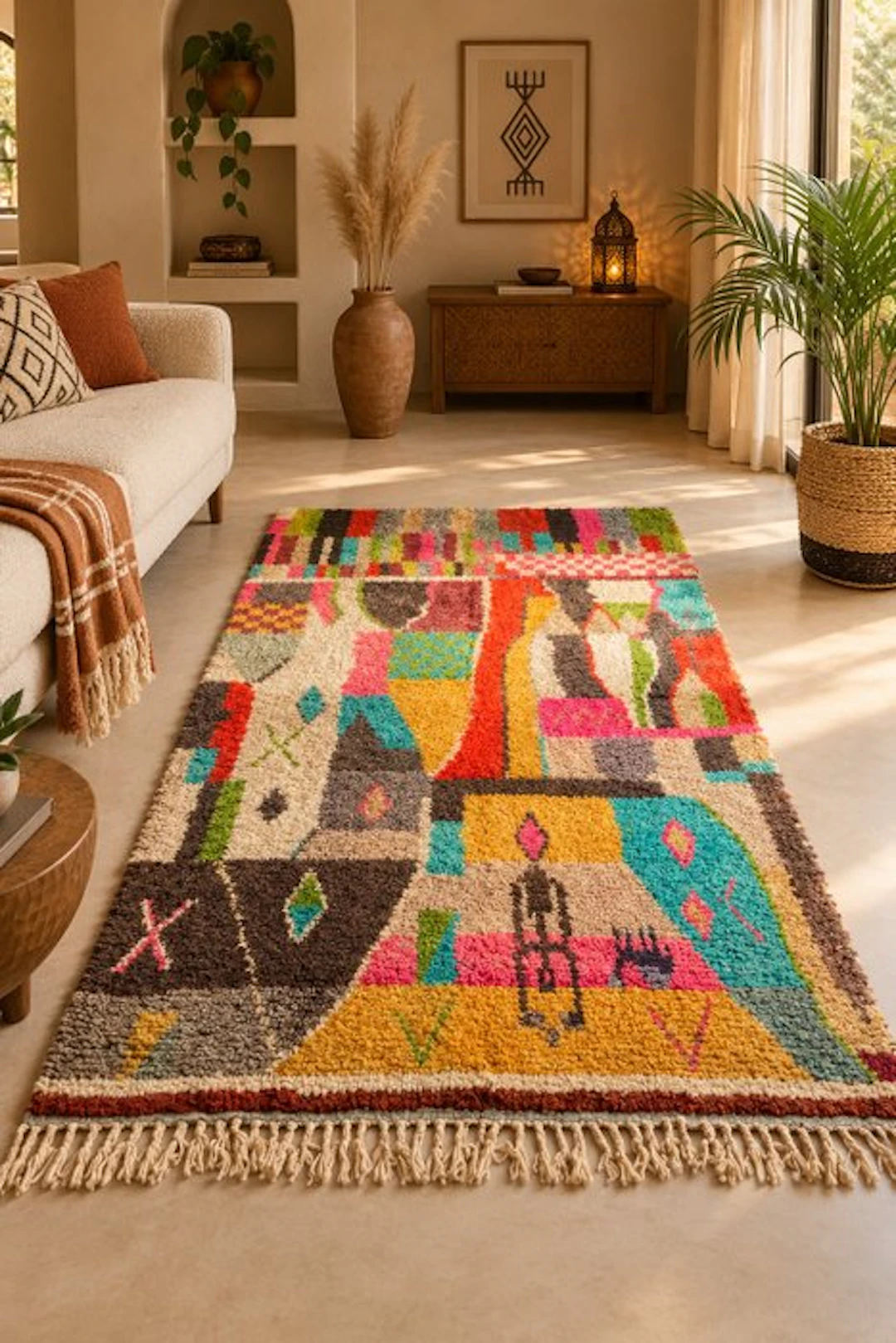 “Colours of the Atlas” - Handmade Moroccan Berber Rug...