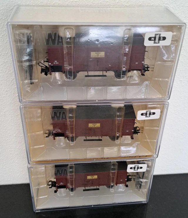Brawa H0 - 48262 - Model train freight wagon set (3) - NS