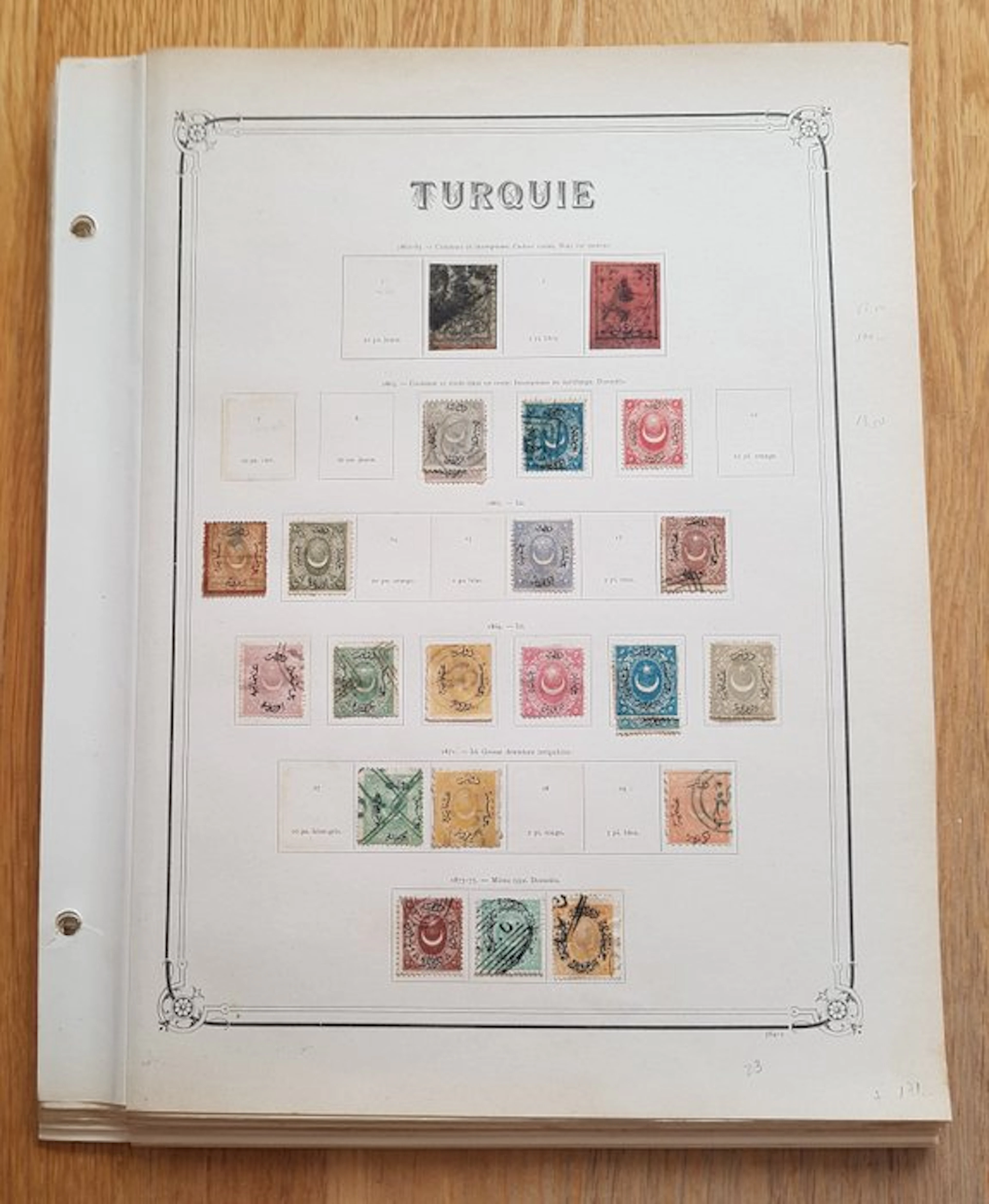 Türkiye 1862/1952 - Antique collection with interesting values
