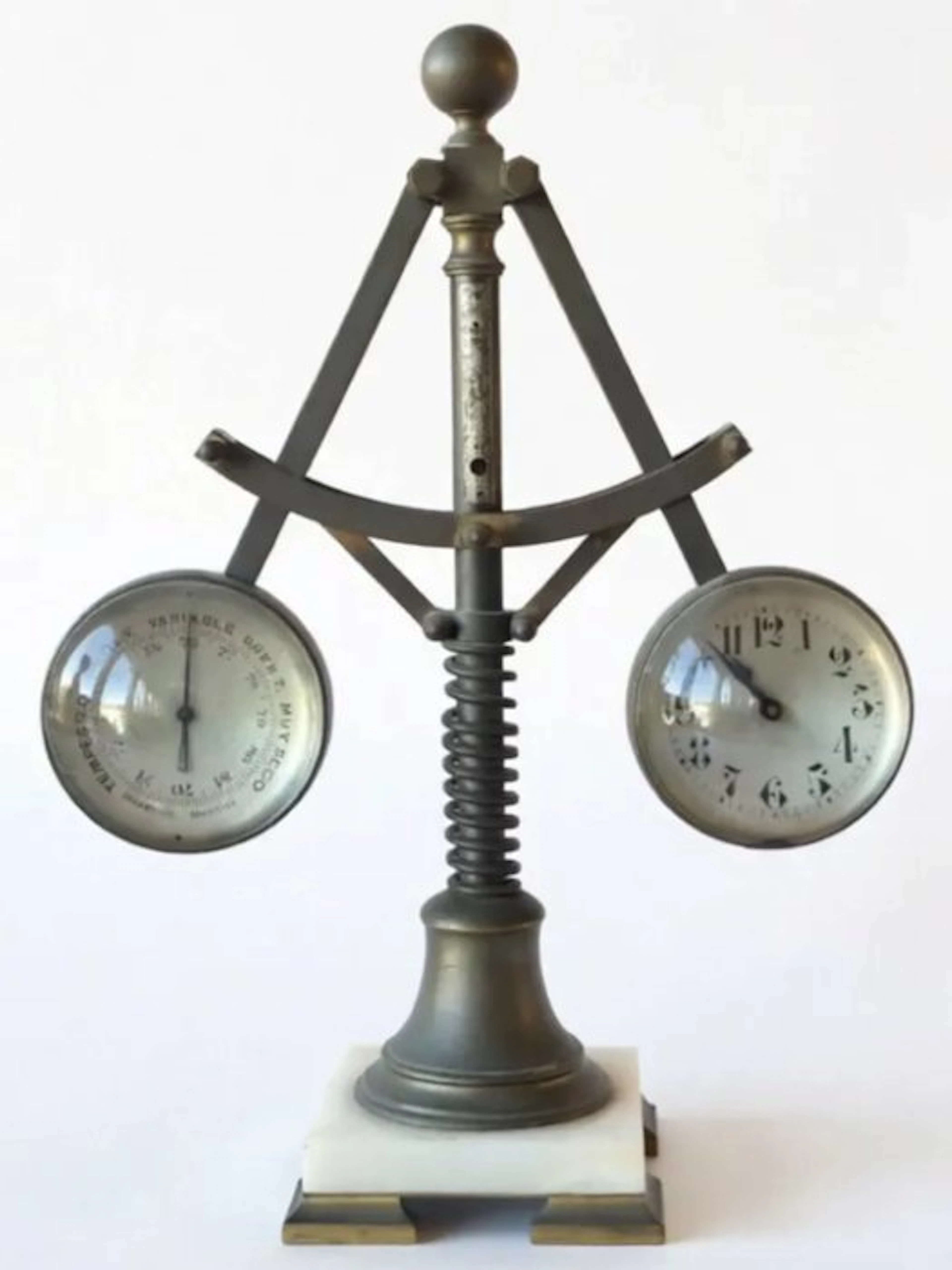 industrial centrifugal clock with replaced movement...
