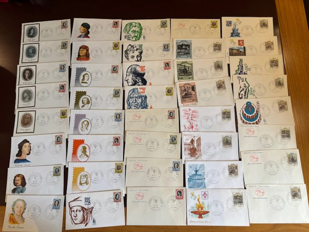 Italian Republic 1974/1977 - Large sorted lot of over 750 FDCs from the period