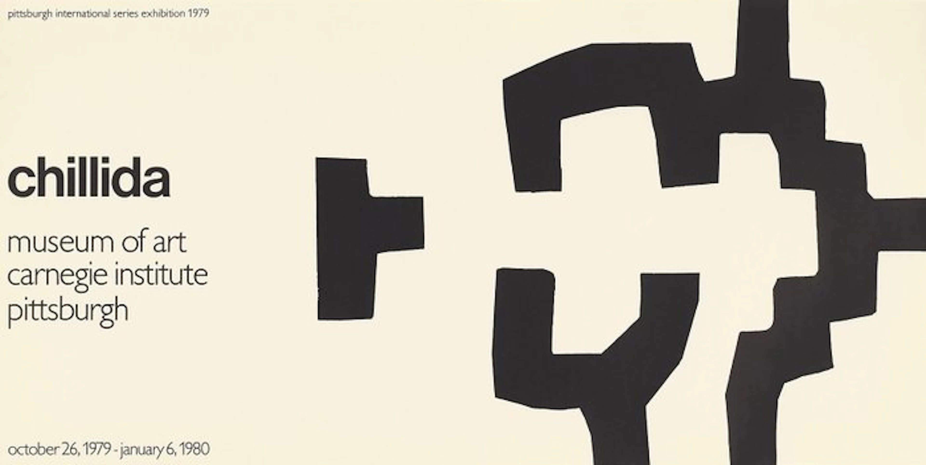 Eduardo Chillida - Museum of Art Carneige - original...