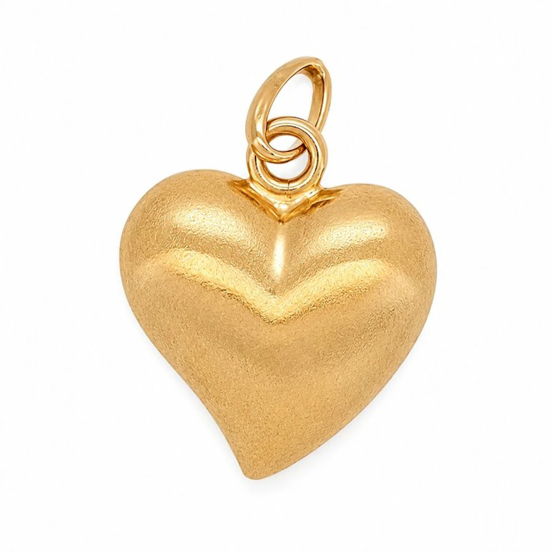 Pendant - 18 kt. Yellow gold - Made in Italy - Handmade