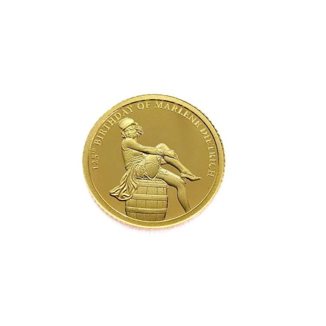 Congo. 100 Francs 2026 - Marlene Dietrich (.999) Proof (No reserve price)