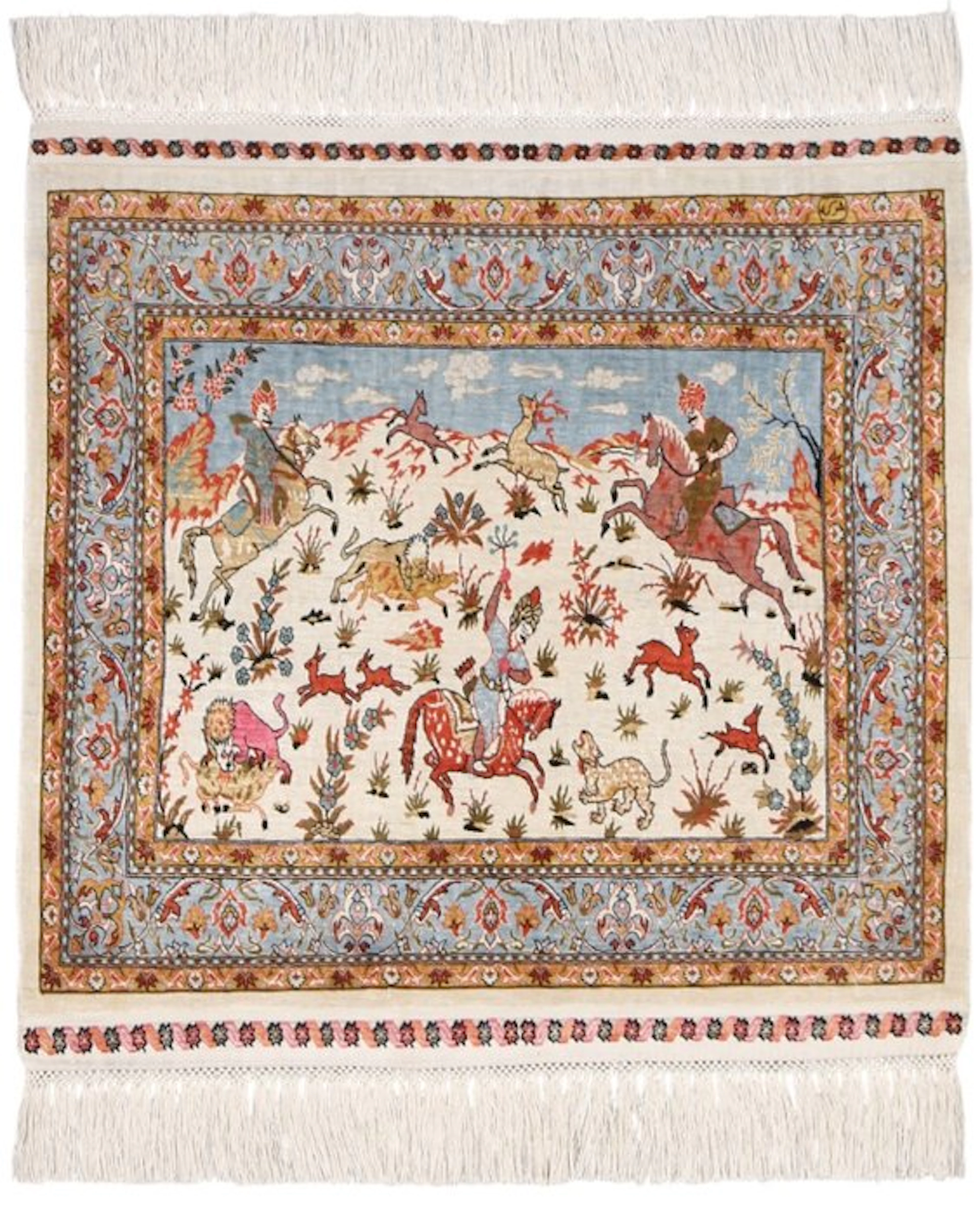 Silk Hereke Signed Carpet with Amazing 20/20 Quality...