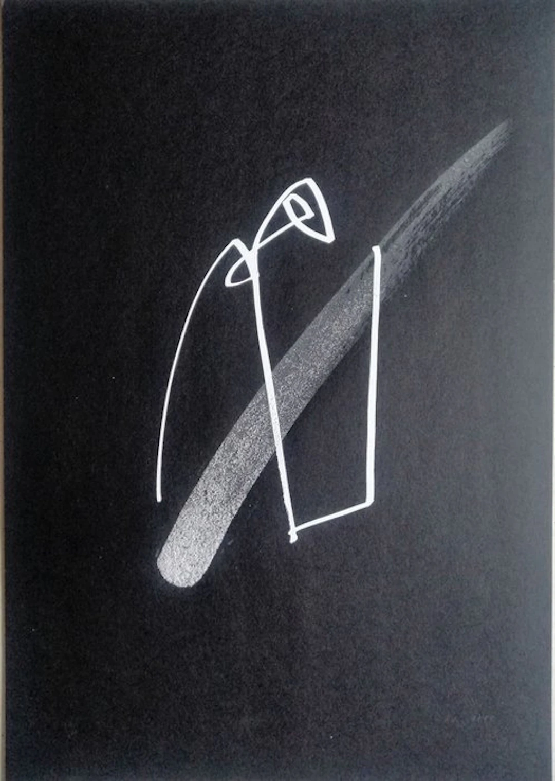 Maria Lai (1919-2013) - Duemila Natali di guerra - Rara serigrafia materica