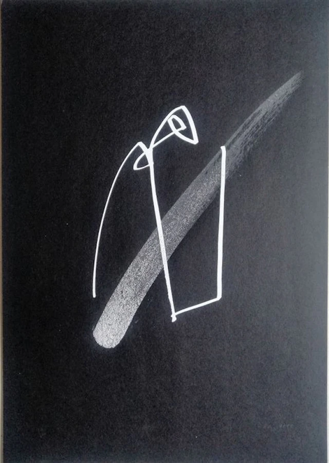 Maria Lai (1919-2013) - Duemila Natali di guerra - Rara serigrafia materica