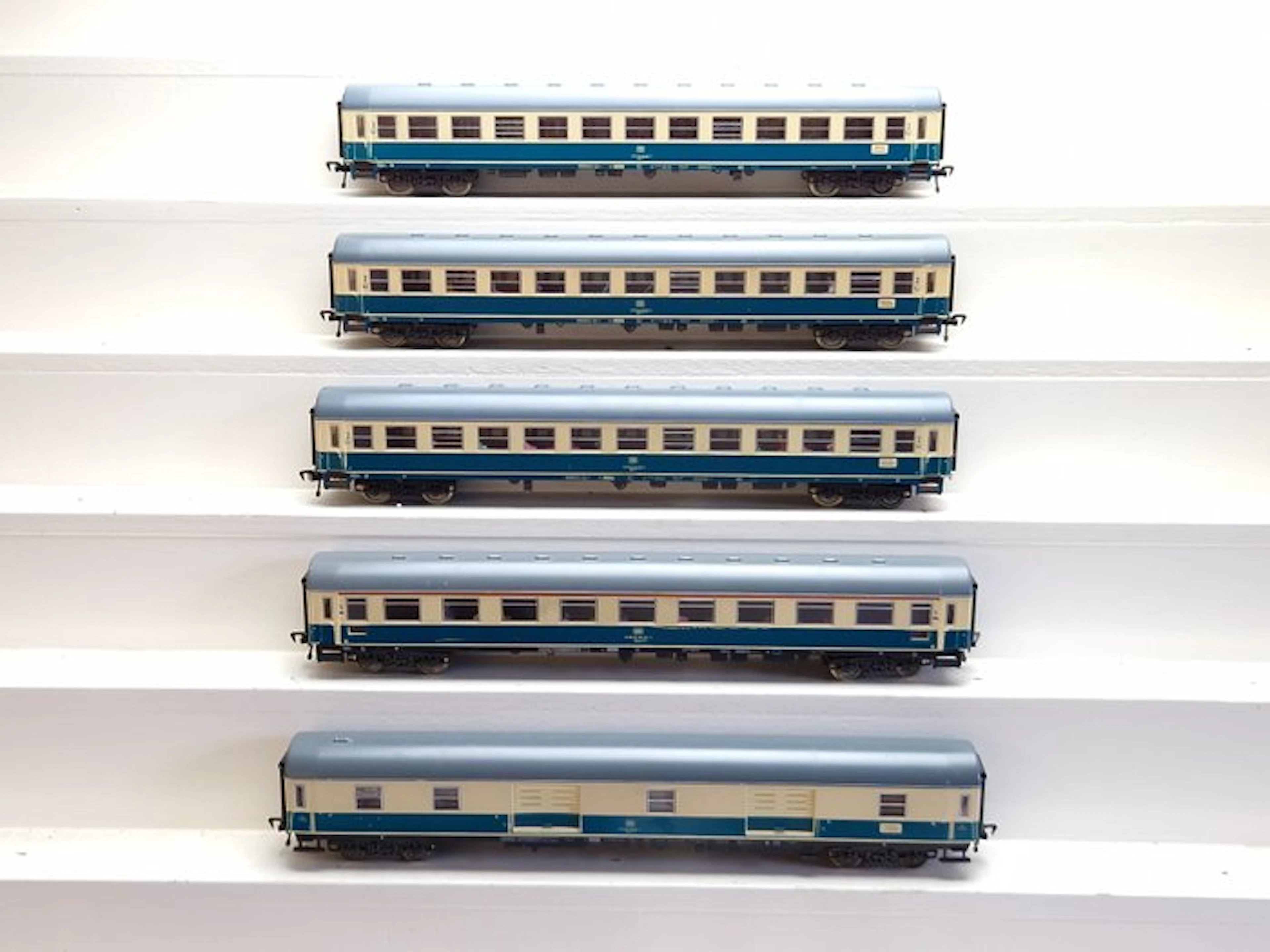 Fleischmann H0 - Model train passenger carriage set (5)...