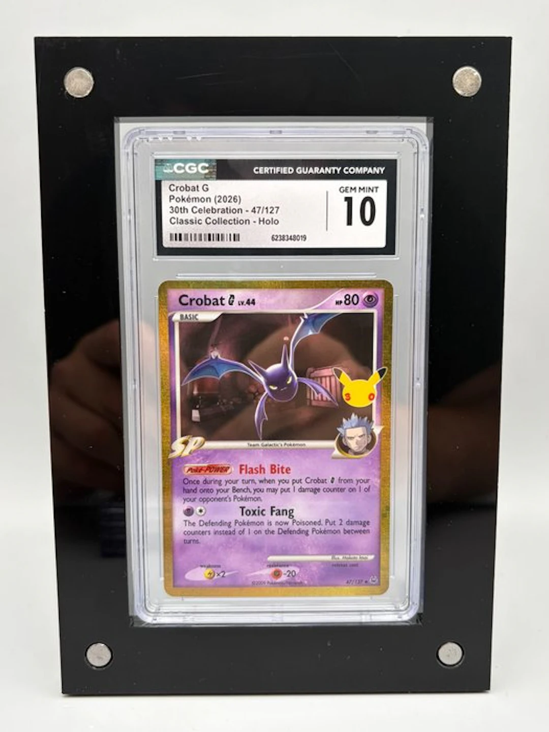 Pokémon - 1 Graded card - Crobat G - 30th Celebration...