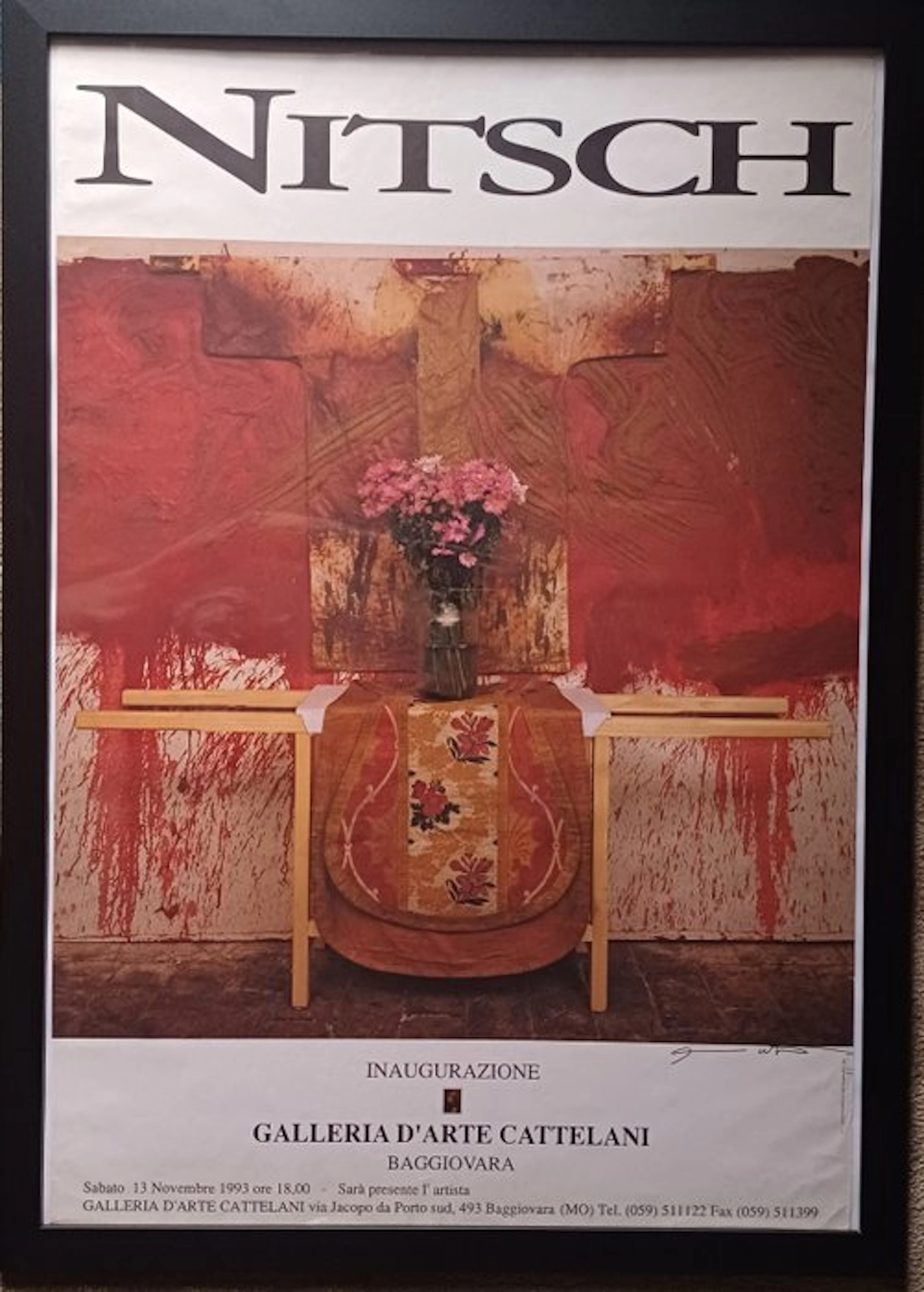 Hermann Nitsch (1932-2022) - Manifesto della mostra...
