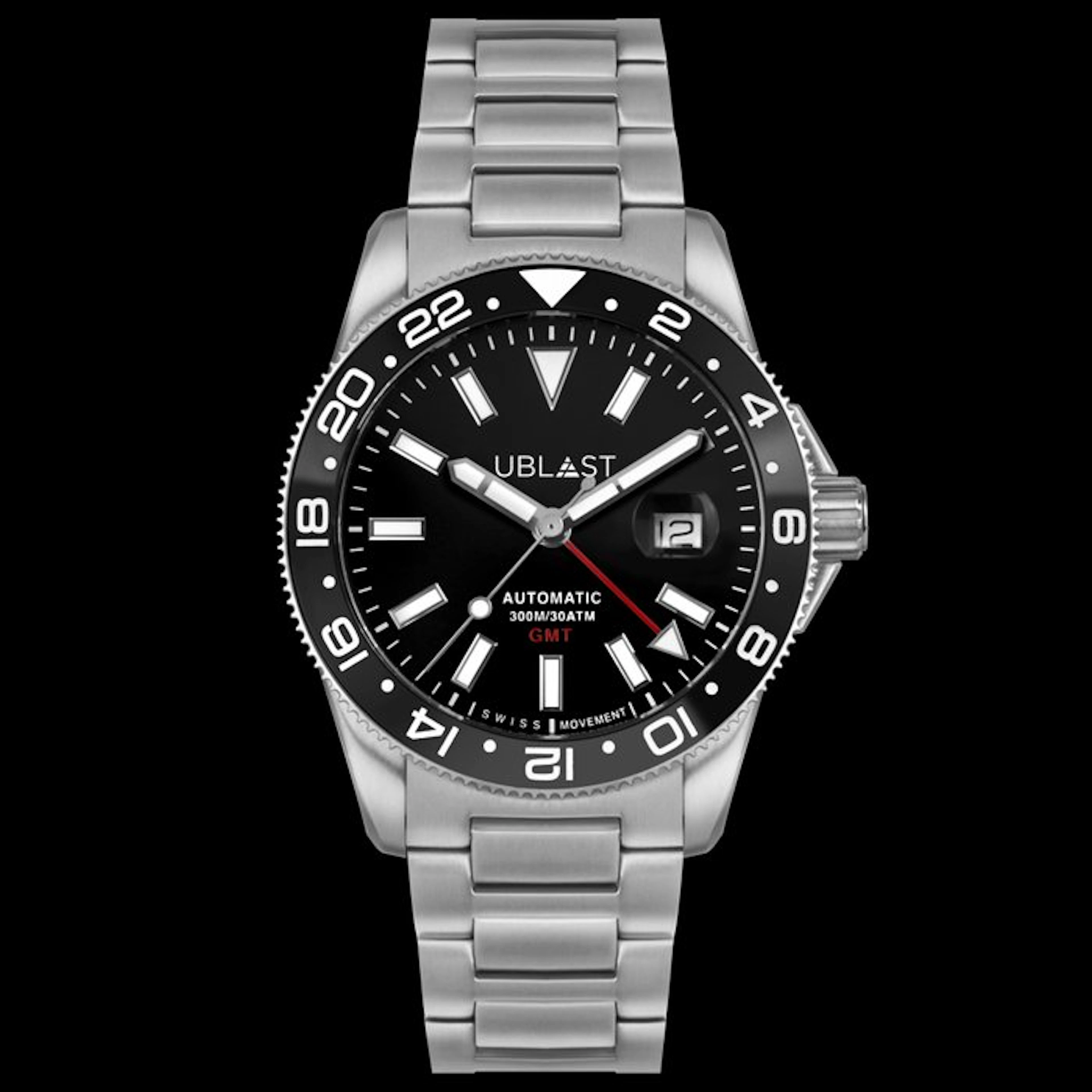 Ublast - Royal GMT Professional - UBRG44BK - Automatic Swiss - Men - 2026