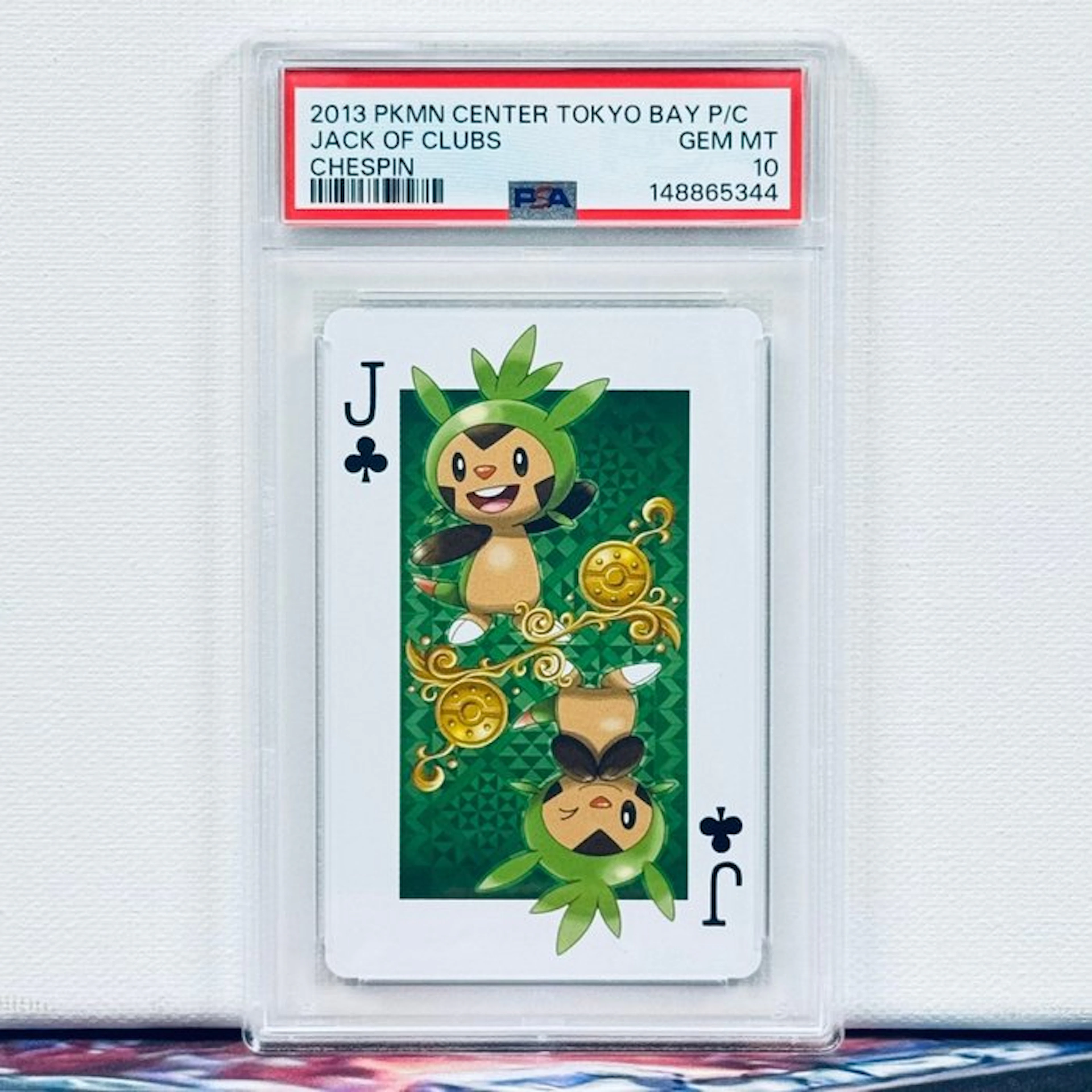 Pokémon Graded card - JACK OF CLUBS CHESPIN POKEMON...