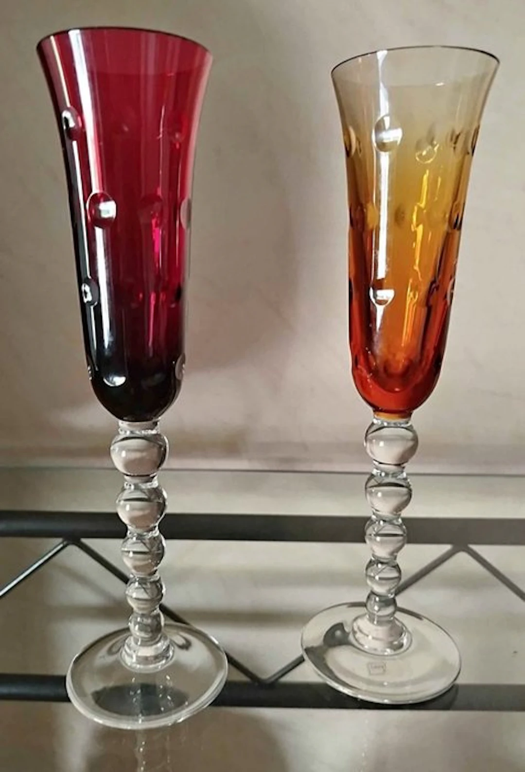 Saint-Louis - Anne Jones - Champagne flute (2) - Bubbles - Crystal
