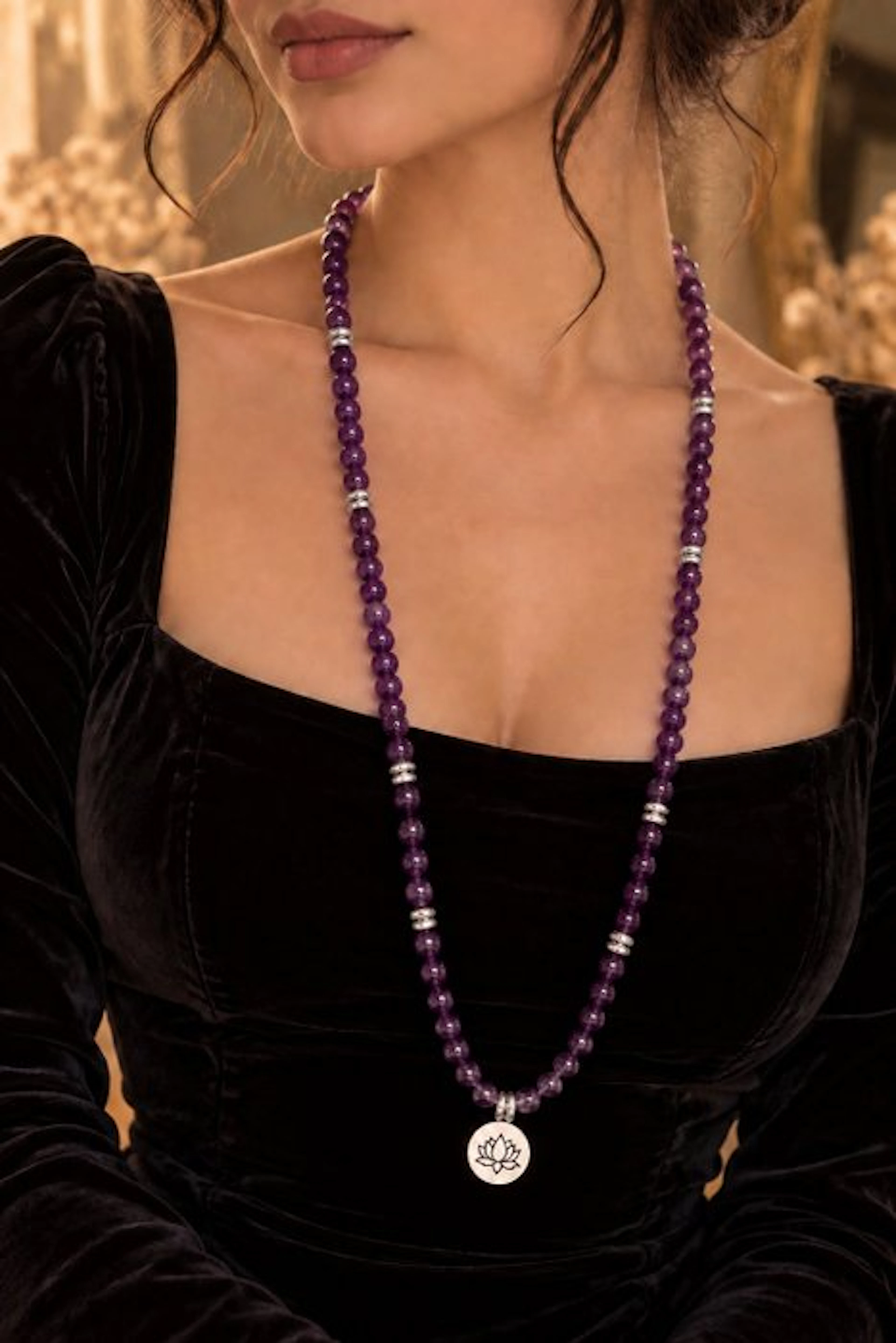 Amethyst Polished - Height: 90 cm- 90 g