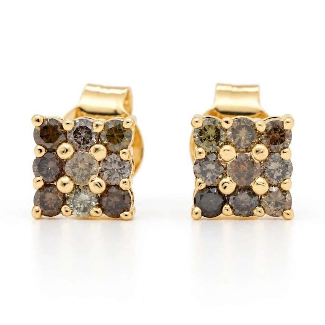 No reserve price - Earrings - 14 kt