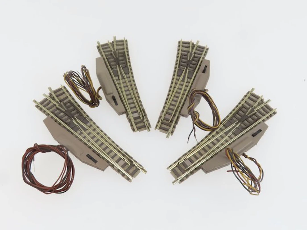 Fleischmann N - 9170/9171 - Model train tracks (4) - 4×...