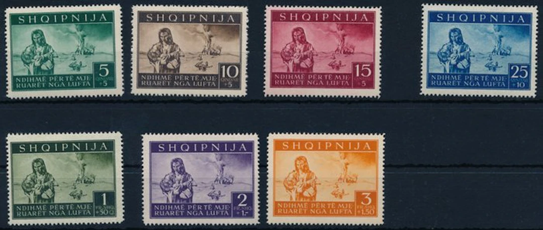 German occupation during World War II - Albania - 1944...