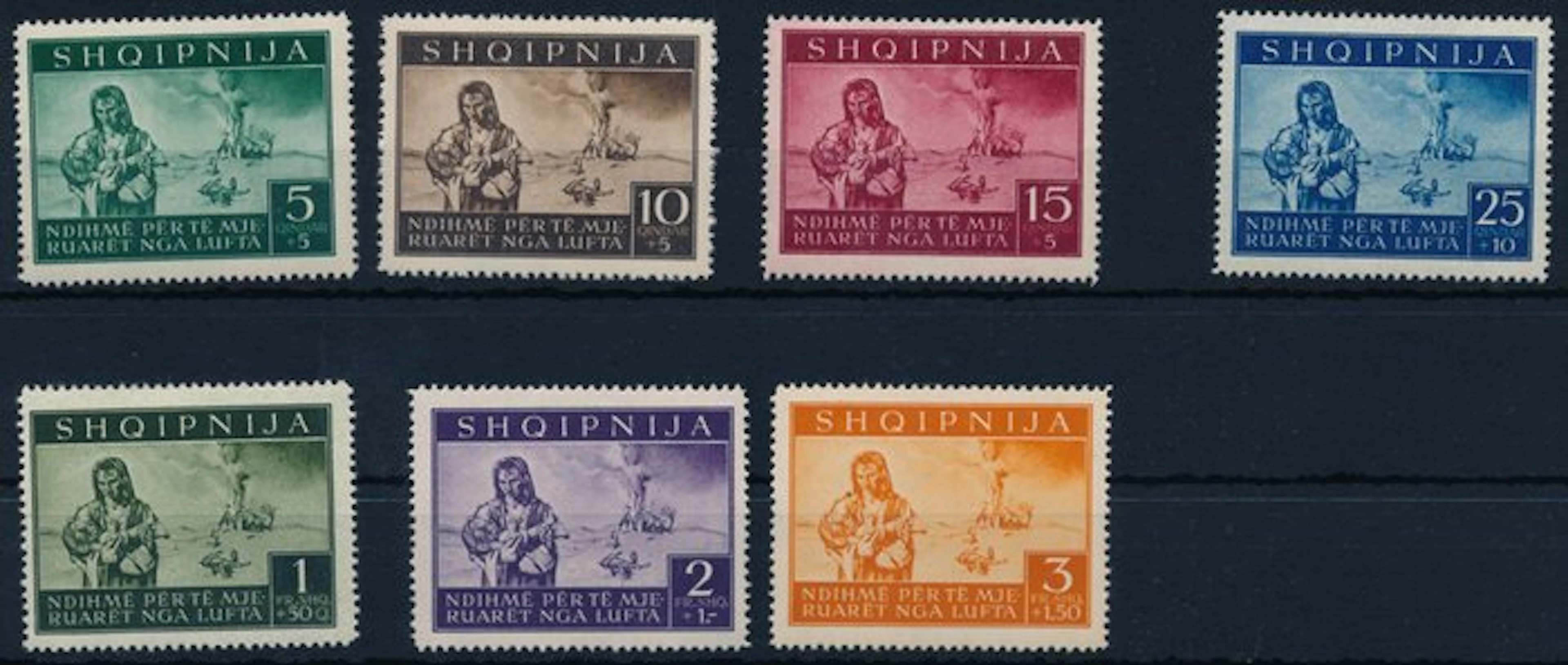 German occupation during World War II - Albania - 1944...