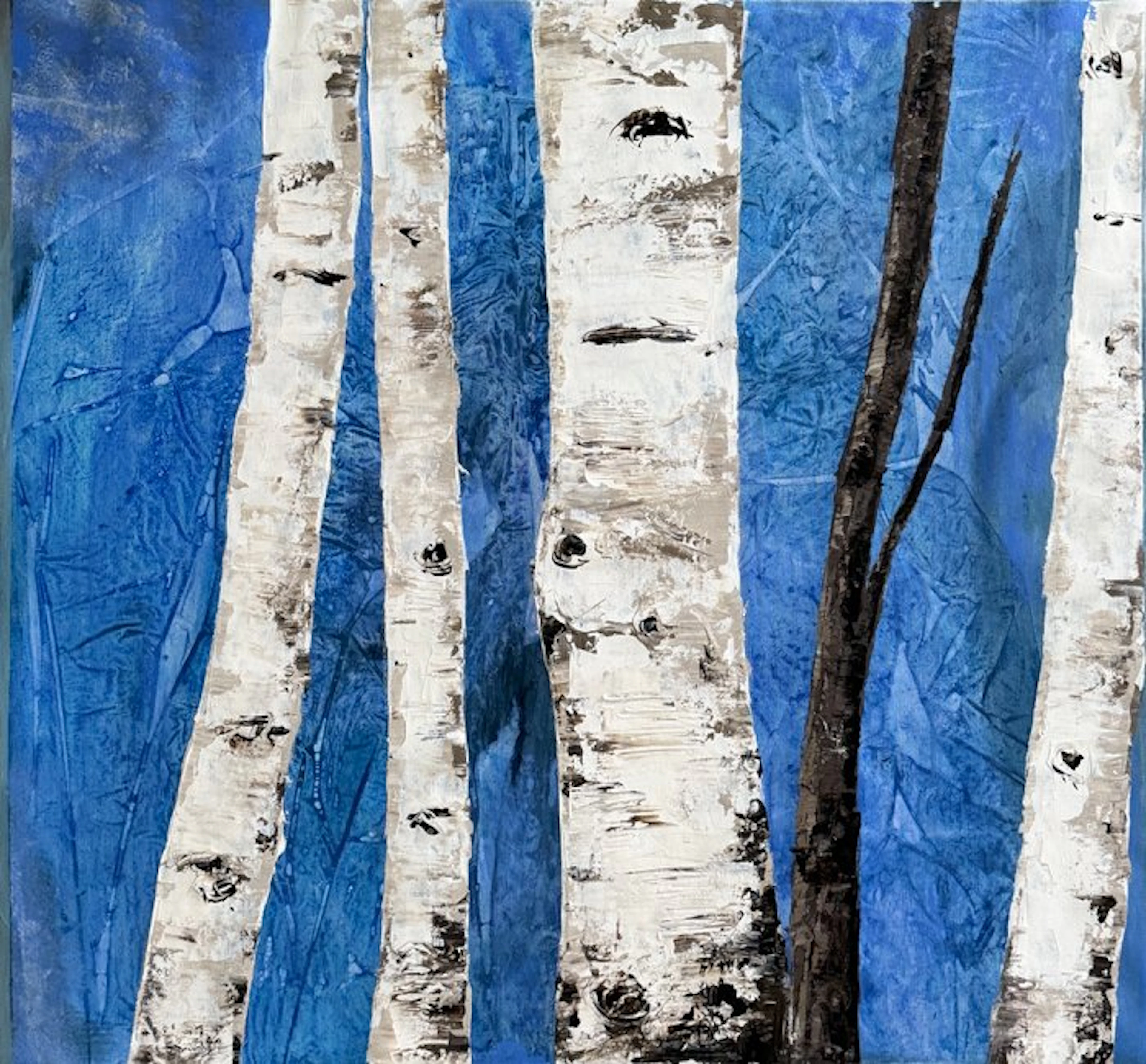 Andrea Krauß - Encounter of Birches_23 XL *no reserve*