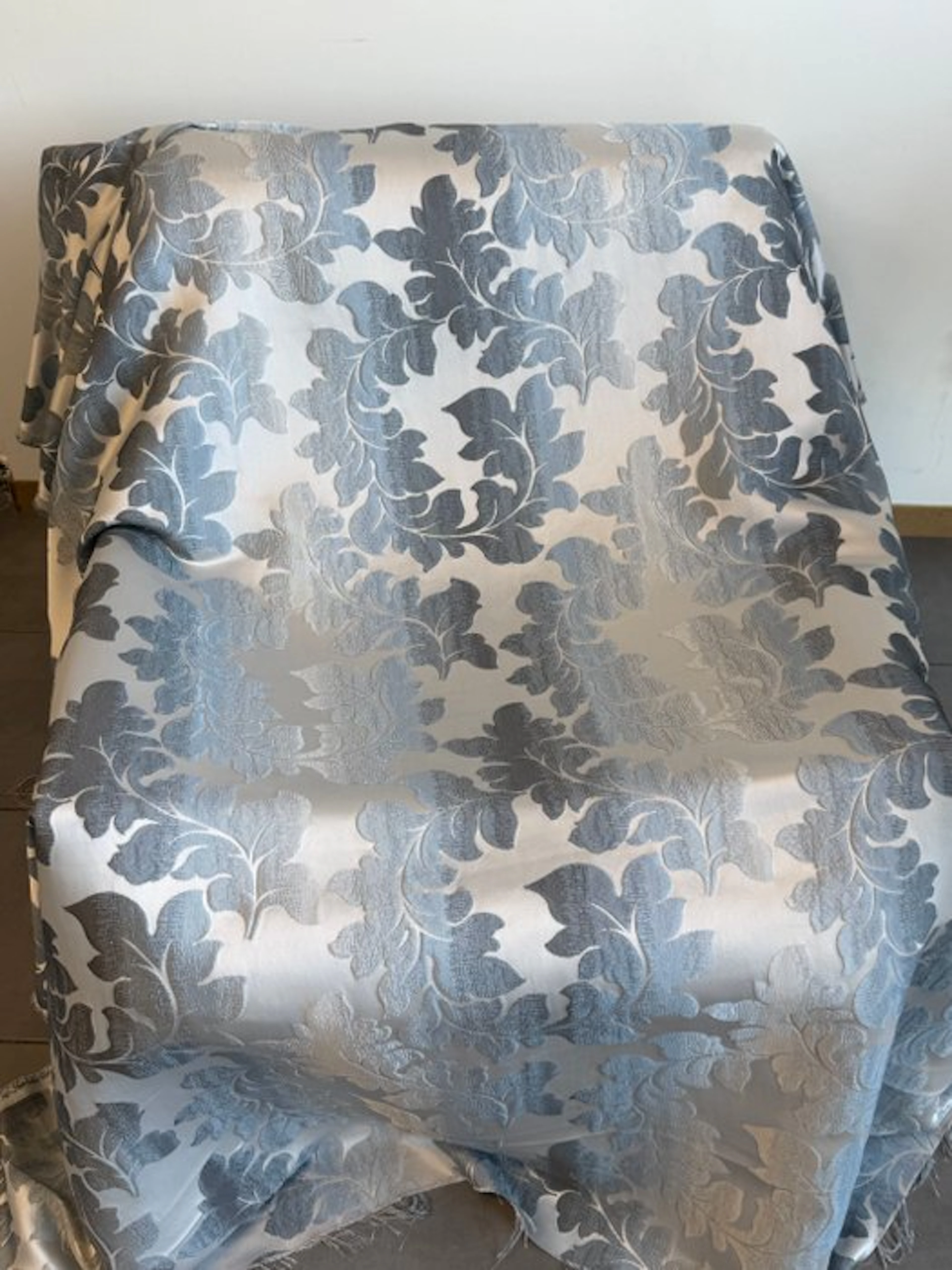Exclusive Lampasso fabric by GCFabrics – Elegant foliate...