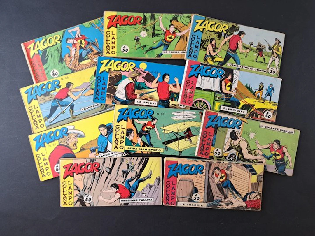 Zagor Striscia Terza Serie - 11 Comic - First edition - 1966