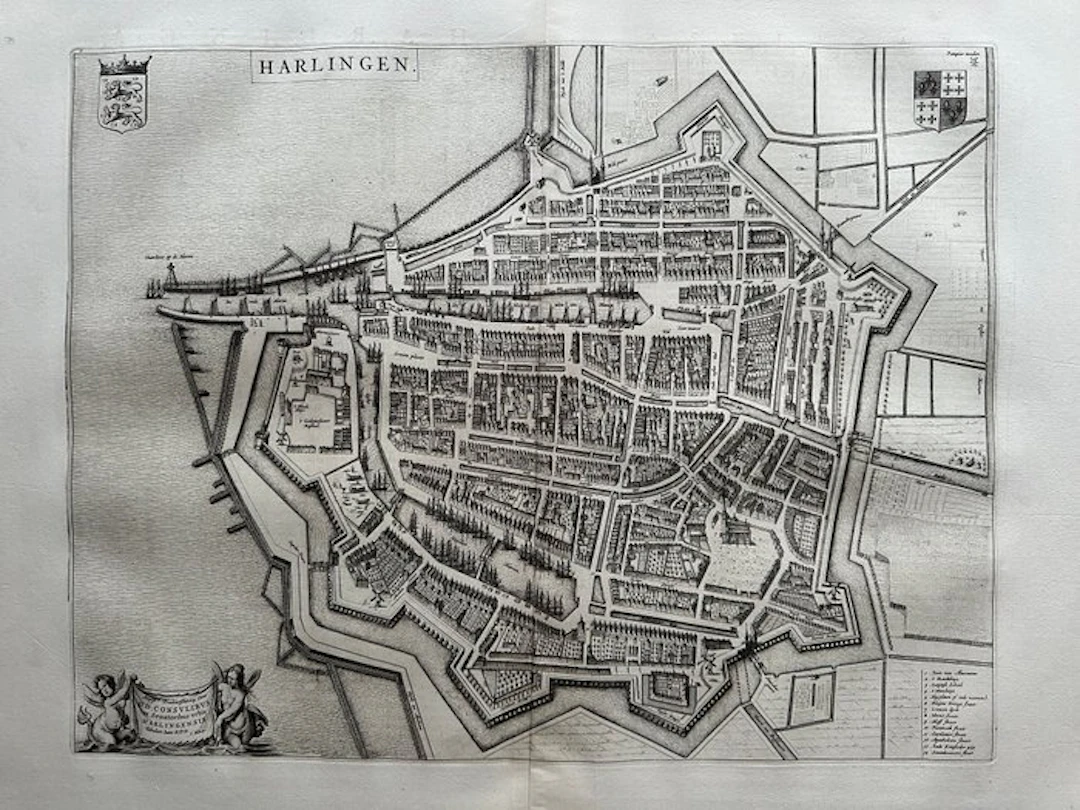 Netherlands - Harlingen; J. Blaeu - HARLINGEN. - 1649