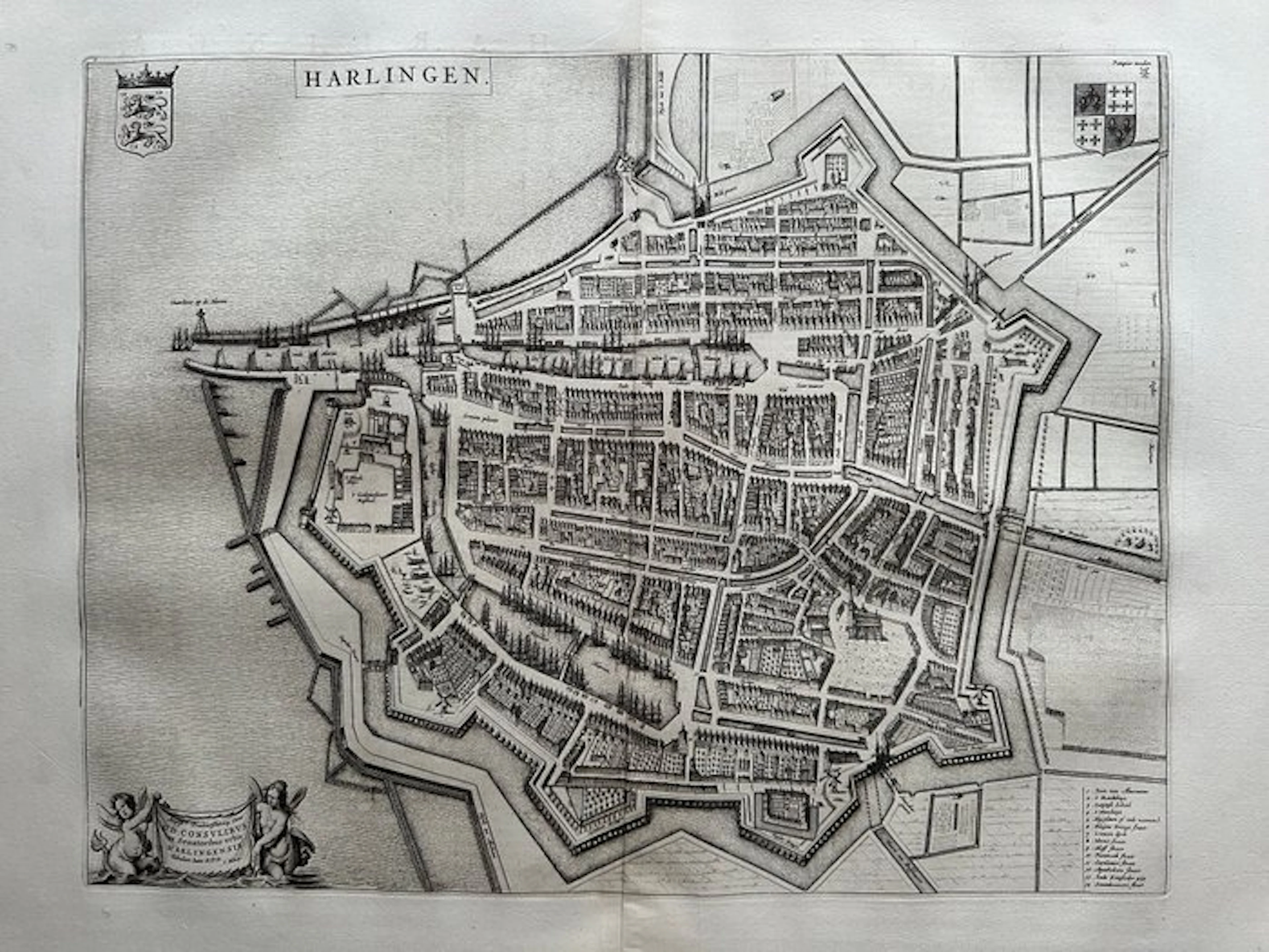 Netherlands - Harlingen; J. Blaeu - HARLINGEN. - 1649