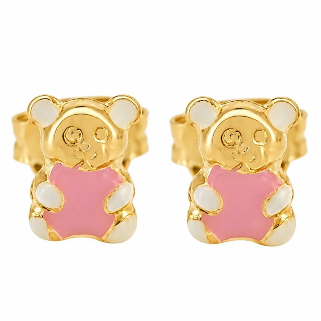 No reserve price - Earrings - 18 kt. Yellow gold - Made in Italy - Handmade