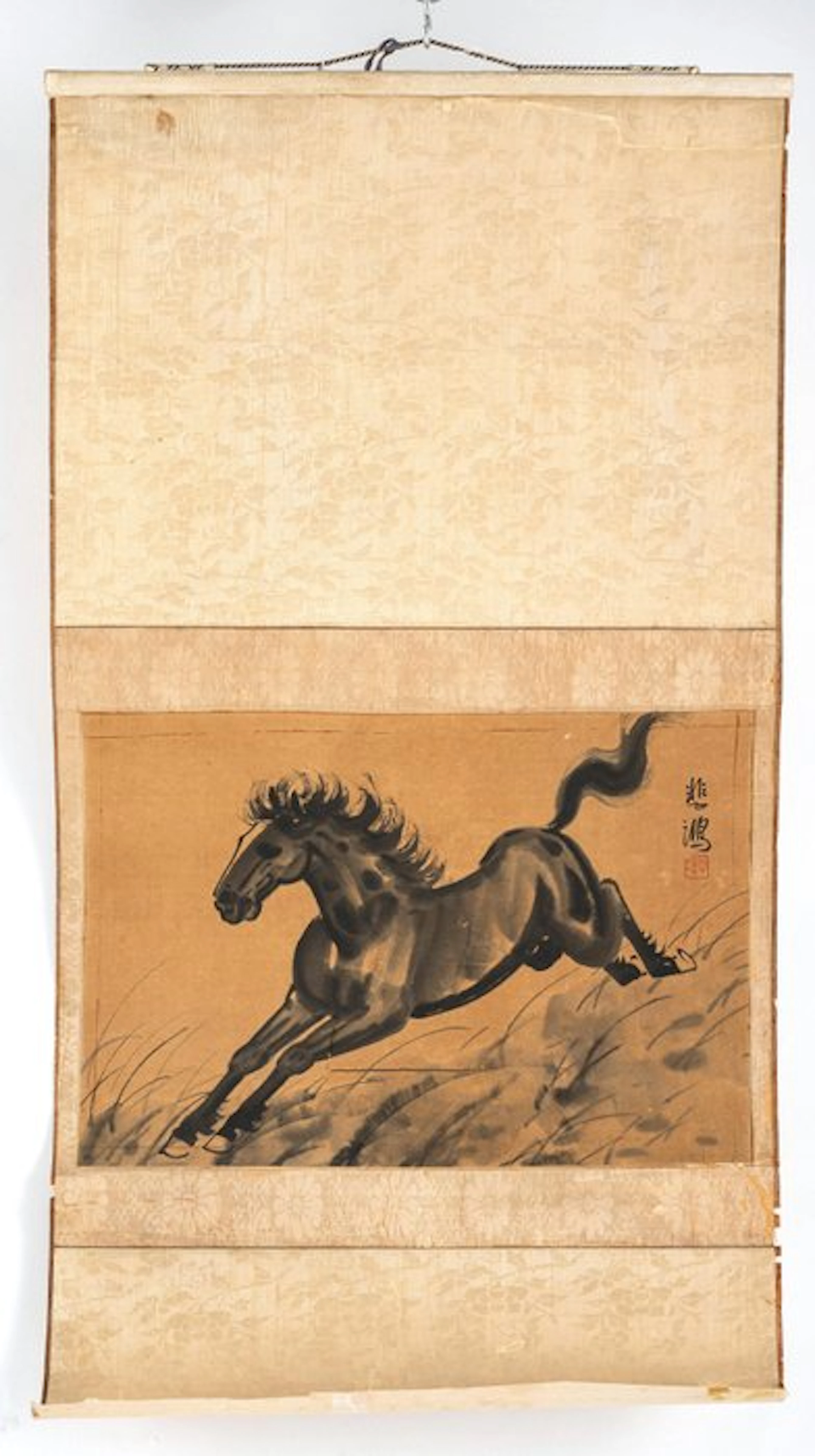 Painting of a Galloping Horse