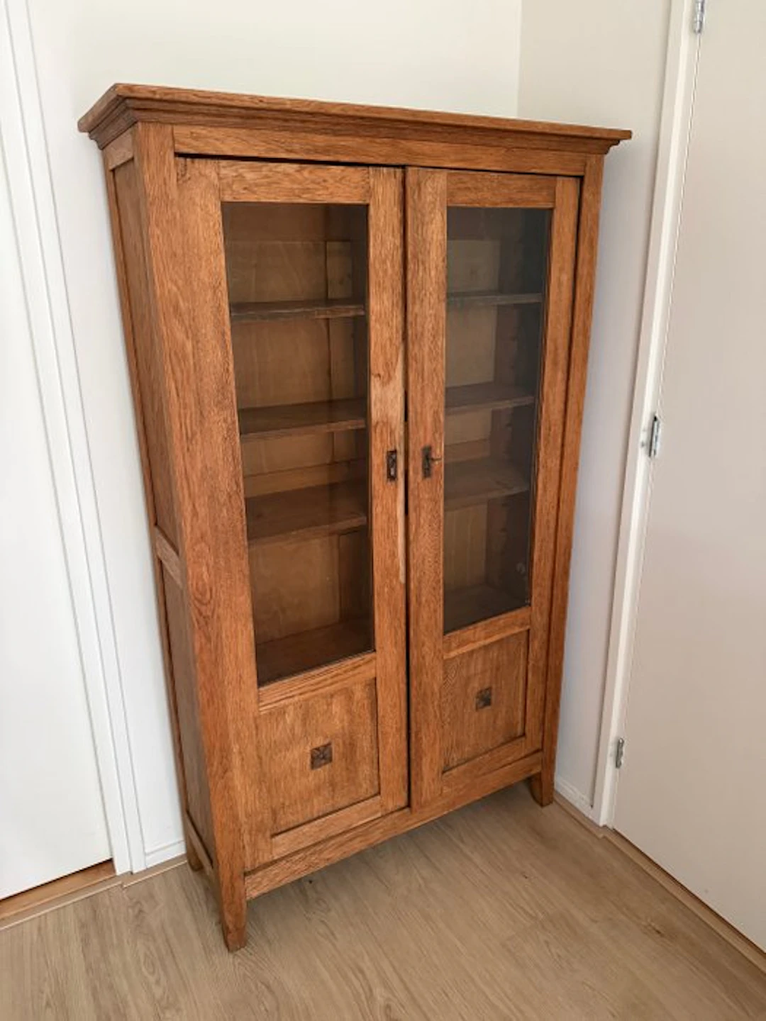 Cupboard - Oak - Antique Arts & Crafts oak