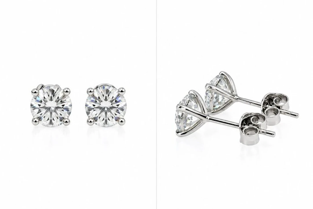 No reserve price - Earrings - 14 kt