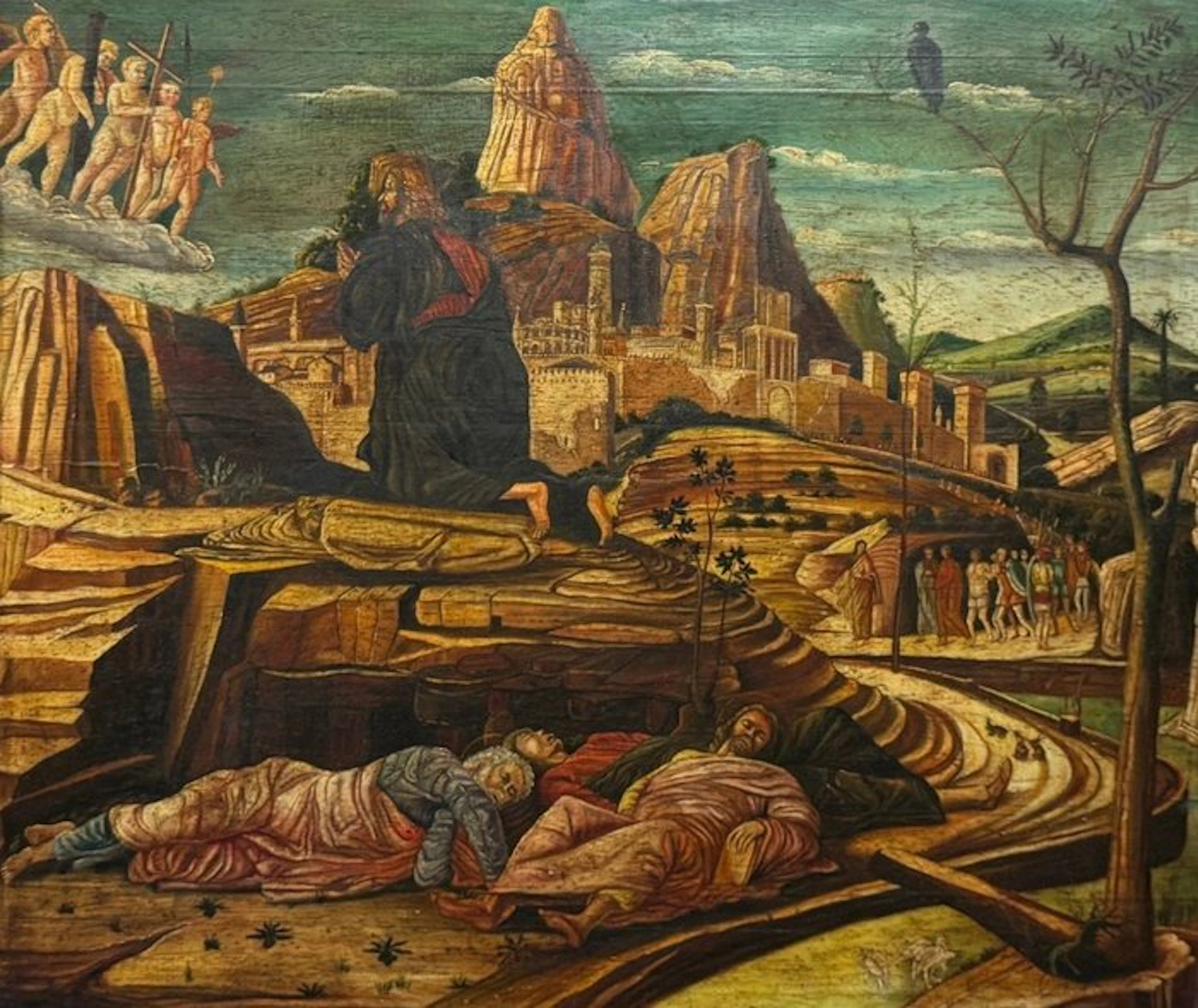 École Grand Tour (XIX) - La Prière de Gethsemani (D'après Andrea Mantegna)