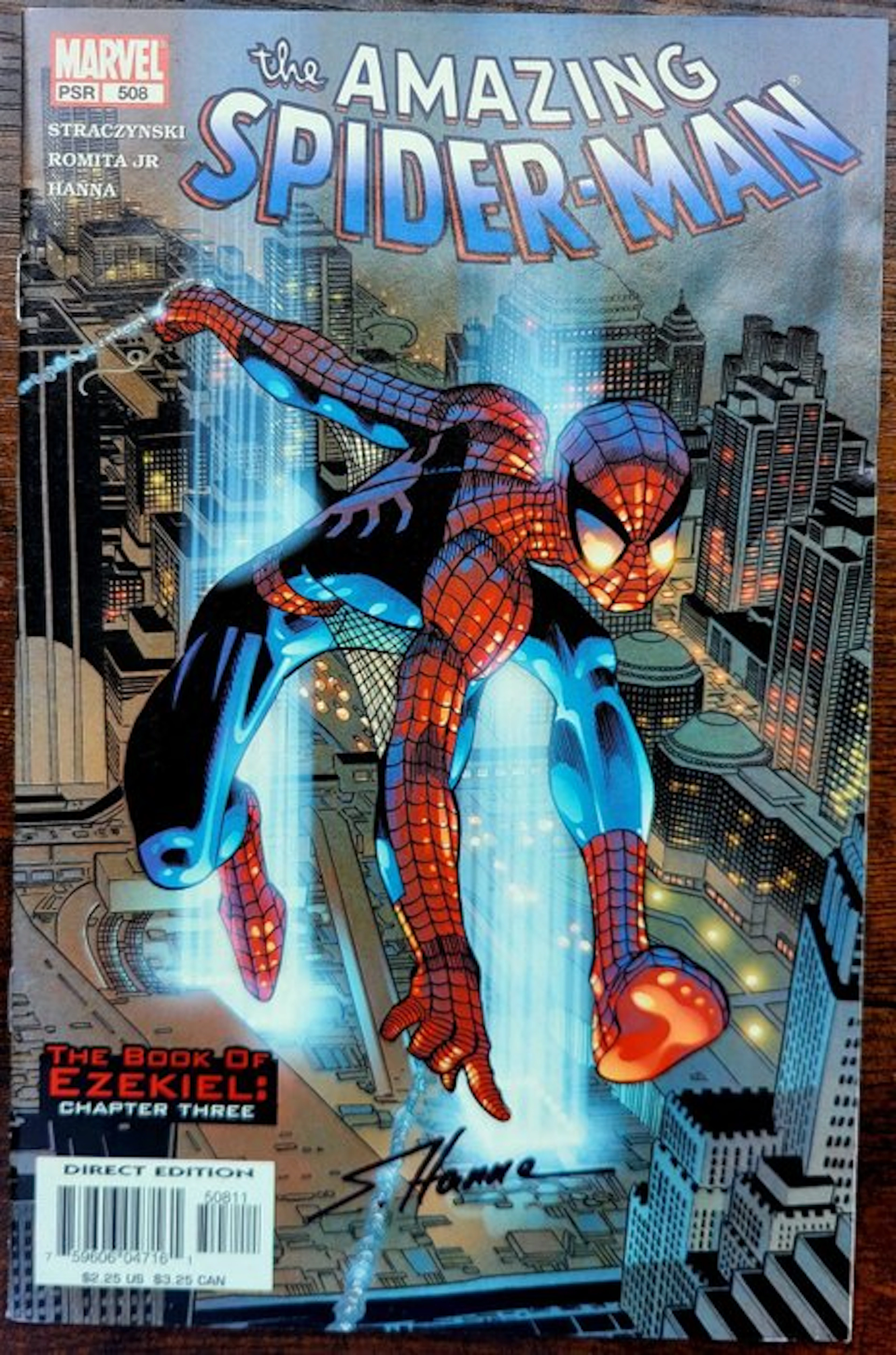 Lots 3 comics signed Spider-Man Vintage 1991-2004...