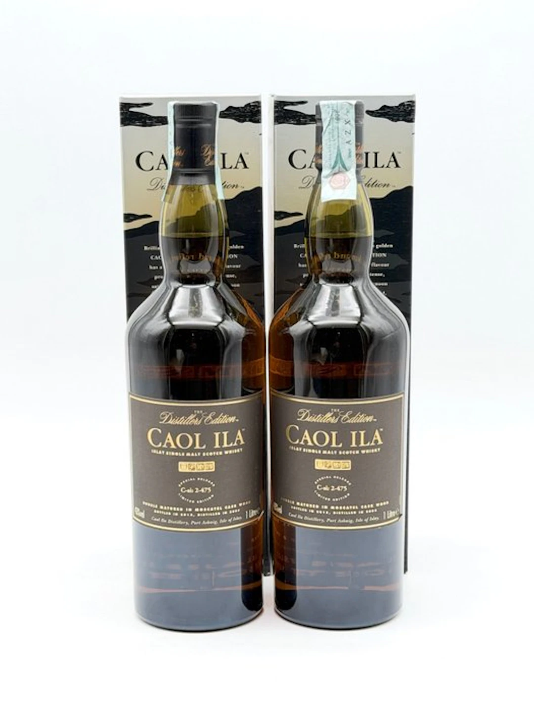Caol Ila 2003 The Distillers Edition - b. 2015 - 1 Litre - 2 bottles