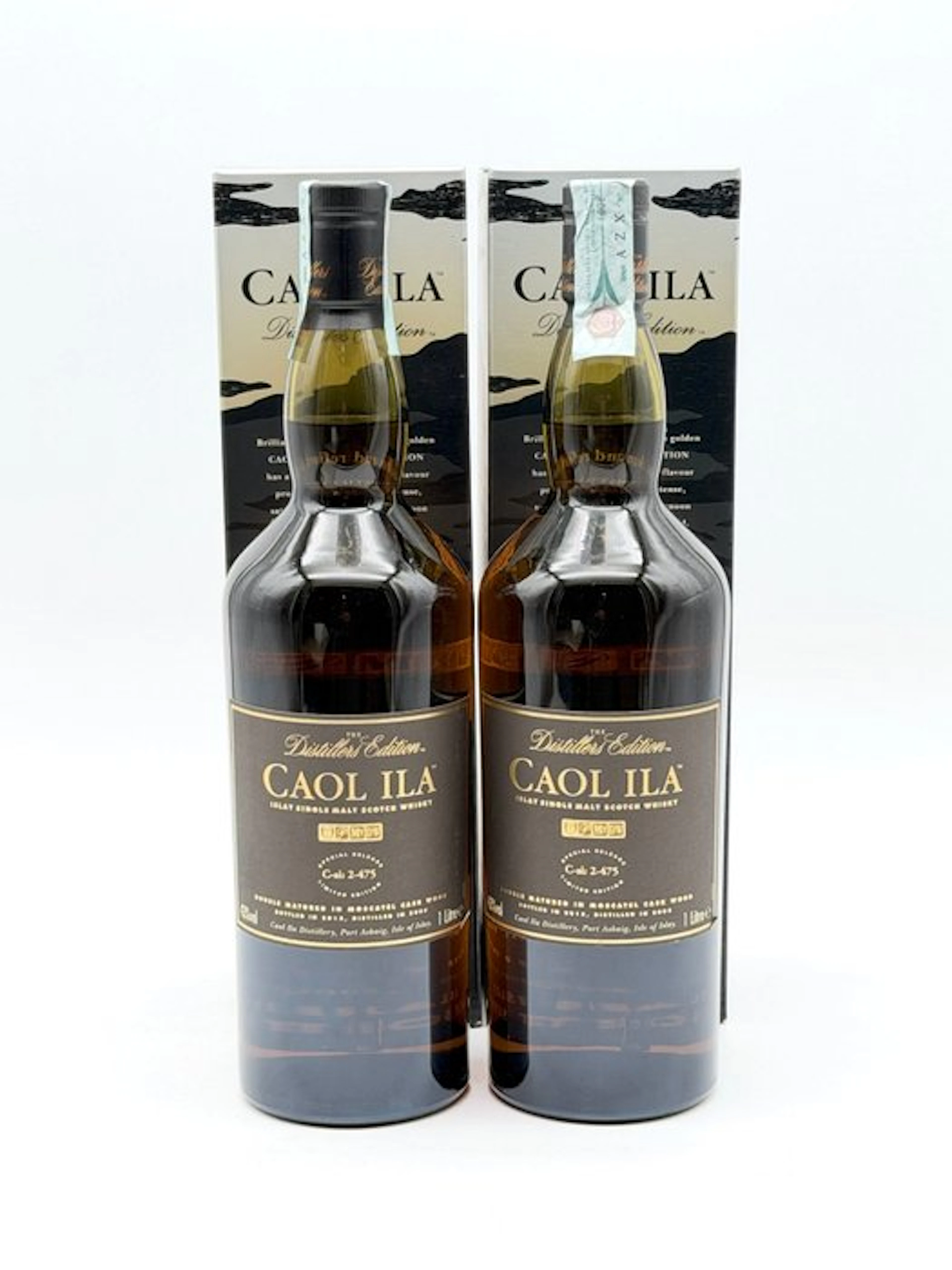 Caol Ila 2003 The Distillers Edition - b. 2015 - 1 Litre - 2 bottles