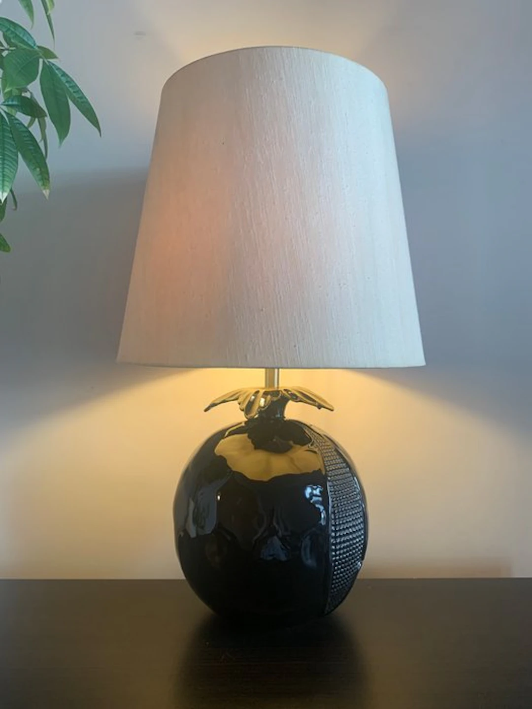 paf - Table lamp - Ceramic, Glaze, Brass - Pomegranate-lamp PAF