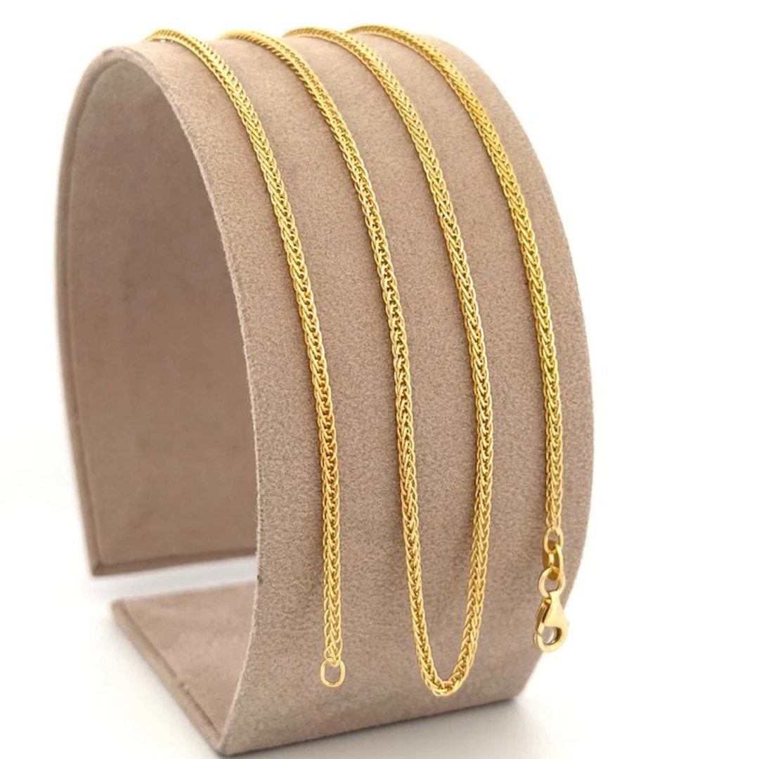 Necklace - 18 kt. Yellow gold - Spiga - 45 cm